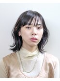 レイヤーカット/シースルー/外ハネ/ミディアムボブ/豊橋/豊川