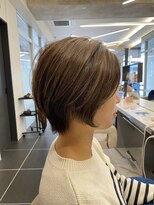 アース 浦和店(HAIR&MAKE EARTH) 白髪ぼかしハイライトショートボブ