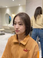 ミズチャーム(Ms.CHARM)&nbsp;【高瀬陽介】ラテブラウン×タッセルボブ