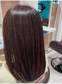 丸みロング/ココアブラウン