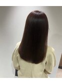 髪質改善ストレート/シルキーベージュ/ミルクティーアッシュ