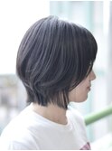カットのみくびれショート/レイヤーボブ