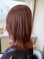 コアフィールフィス(COIFFURE fils)&nbsp;新規お得クーポンあり【見附　今町】外ハネピンクインナーカラー