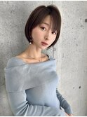 韓国/前髪/縮毛矯正/レイヤー/ショートボブ/ボブ
