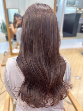 ユニ バイ マグ 長野店(Uni.by Mag) 美髪♪髪質改善カラー大人可愛い艶髪ベージュ