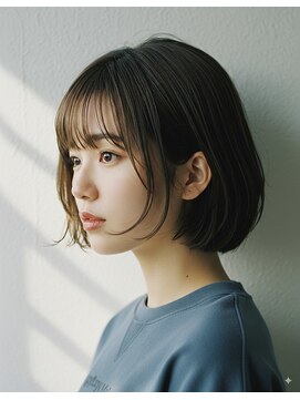 ライクバイコトナ 越谷(RIKE by kotona) 越谷 大人ショート オリーブグリーン 髪質改善 20代30代40代