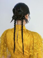 アイティー バイ アルバム 中野店(IT by ALBUM)&nbsp;ロング暗めカラーおくれ毛前髪カットグレージュ_ba567221