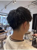 メンズ カットパーマ