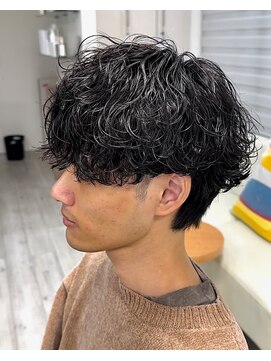 アプシア(UPSIA) 柔らかい質感の波巻きパーマ