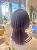 暗めラベンダークラゲウルフロング