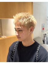 エンター 天神店(ENTER)&nbsp;スパイキーショート×ミルクティーベージュ