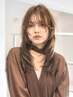 【ダメージを抑える】ツーメイクグロスカラー+デザインカット ￥7500