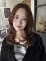 エトワ 中央店(etoi)&nbsp;大分ミディアムボブレイヤーかるめ韓国レイヤーくびれスタイル