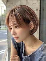 レア 新越谷(LEA)&nbsp;アンブレラカラー こなれミディ前髪シースルーバング