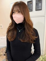 アトレ 梅田店(attrait)&nbsp;ロングヘアのダブルカラー×トリートメントで透明感のある仕上が