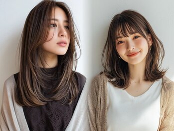 カットウェルズ粟殿店(Cut Well's smile&peace)の写真/【無料駐車場あり・桜井警察署すぐ】2ヶ月経っても白髪が気にならない《明るく染まる白髪染め》が人気◎