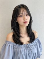 ヘア ルミナス バイ フォルテ(HAIR LUMINAS by FORTE)&nbsp;韓国風レイヤーカット/顔周りカット/ミルクティーベージュ/藤枝