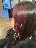 穀雨(Kokuu) 【インナーカラー】Faceフレーミングロングで小顔見せ