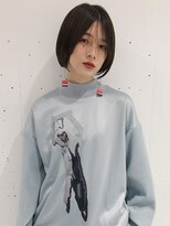 フィルムス 銀座(FILMS)&nbsp;レイヤーカット/デザインカラー/ウェットヘア/オリーブベージュ