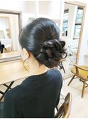 お呼ばれ結婚式ヘアアレンジ【ヘアセット　立川南/立川/国分寺】