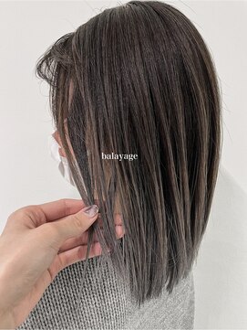 リリー(Lilley) 【Lilley 稲永麻衣】グレージュ/バレイヤージュ 天神/今泉