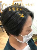 前下がりグラデーションボブ