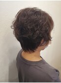 ふんわりショート(くせ毛風)トップにボリューム