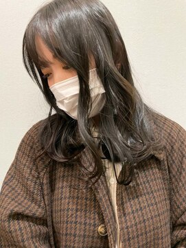 マッシュ チャヤマチ(MASHU chayamachi) 透け感アッシュカラー