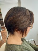 ショートヘアスタイル