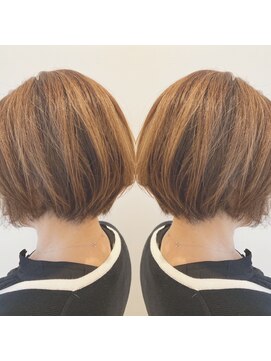 スタジオ アルファプラス 日暮里店(studio α+) 30代40代50代◎大人ナチュラルショートボブ 日暮里