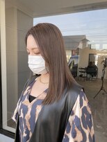 ナンバー(number+)&nbsp;20代30代大人かわいいモカベージュナチュラルロブヘアー美肌