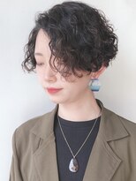 モリオフロムロンドン 原宿本店(morio from London)&nbsp;【モリオ原宿】ハンサムショート　パーマ　スパイラル　前髪なし