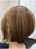 カット+艶カラー+5STEP高補修ケアトリートメント