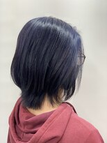 ヘア プロデュース アイモ(Hair Produce Aimo) ダブルカラーで作るオトナネイビー