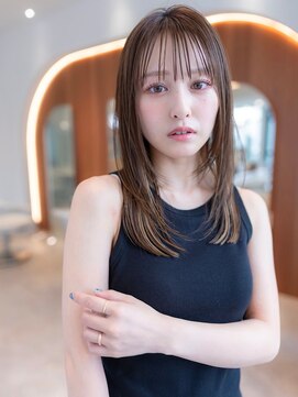 ハバナ 渋谷(HAVANA) 20代30代大人可愛い前髪/丸顔くびれレイヤーカット外ハネ