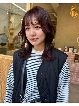 クペウエミュー(cope'u emu) wine red layer