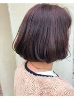 アンソレイユ ヘアー ガーデン(ensoleille hair garden)&nbsp;透明感あるボブスタイル