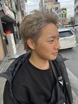 アヴァンス 天王寺店(AVANCE.)&nbsp;【松元担当】ホワイトベージュ×スパイキーショート