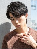 大人男子の7：3おしゃれアップバング