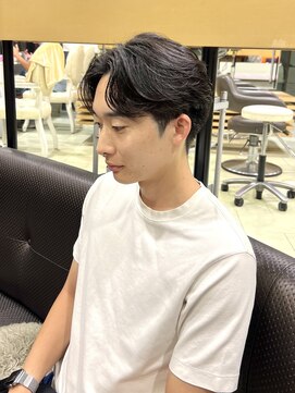 ゼスト 吉祥寺店(ZEST) カルマパーマ  センターパート  韓国ヘア  吉祥寺/島田優斗