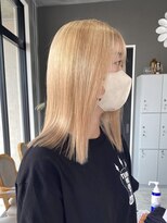 レド(LeDo)&nbsp;ブロンドカラー【ハイトーン/カラー/髪質改善/四日市】
