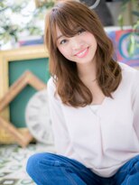 カバーヘア ブリス 志木南口駅前店(COVER HAIR bliss)&nbsp;アシンメトリー美人波巻きエアリーロングh3志木20代30代40代