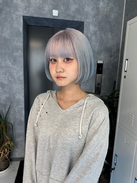 ニューワン バイ ネイバー 立川(Newone by neighbor) レイヤーカットナチュラルハイトーンデザインカラー[立川駅]