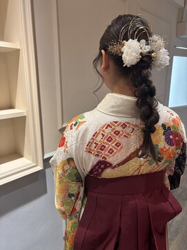フレーム へアアンドトリートメント 天王寺北口店(FRAME) #あみおろし#和装ヘア