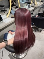 ロンドウル 熊本(Lond ulu) ウェーブミディアムメルティカラー×ブリーチなし韓国【熊本】