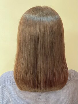 大人ガーリー大人美人透明感髪質改善ニュアンスカラー