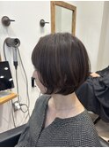 エレガントショート×白髪ぼかしカラー　30代40代50代60代