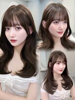 リッカ(LICCA)&nbsp;【RINA】赤みなしブラウンカラー×盛れる顔周りカット