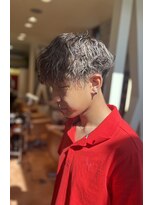 ブルーモスク トウキョウ(TOKYO)&nbsp;【ビジネスメンズ　カラー+ツイストスパイラルパーマ】