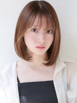 アイニティ(Inity)&nbsp;[Inity]マロンベージュ×タッセルボブ[心斎橋/髪質改善/縮毛矯正